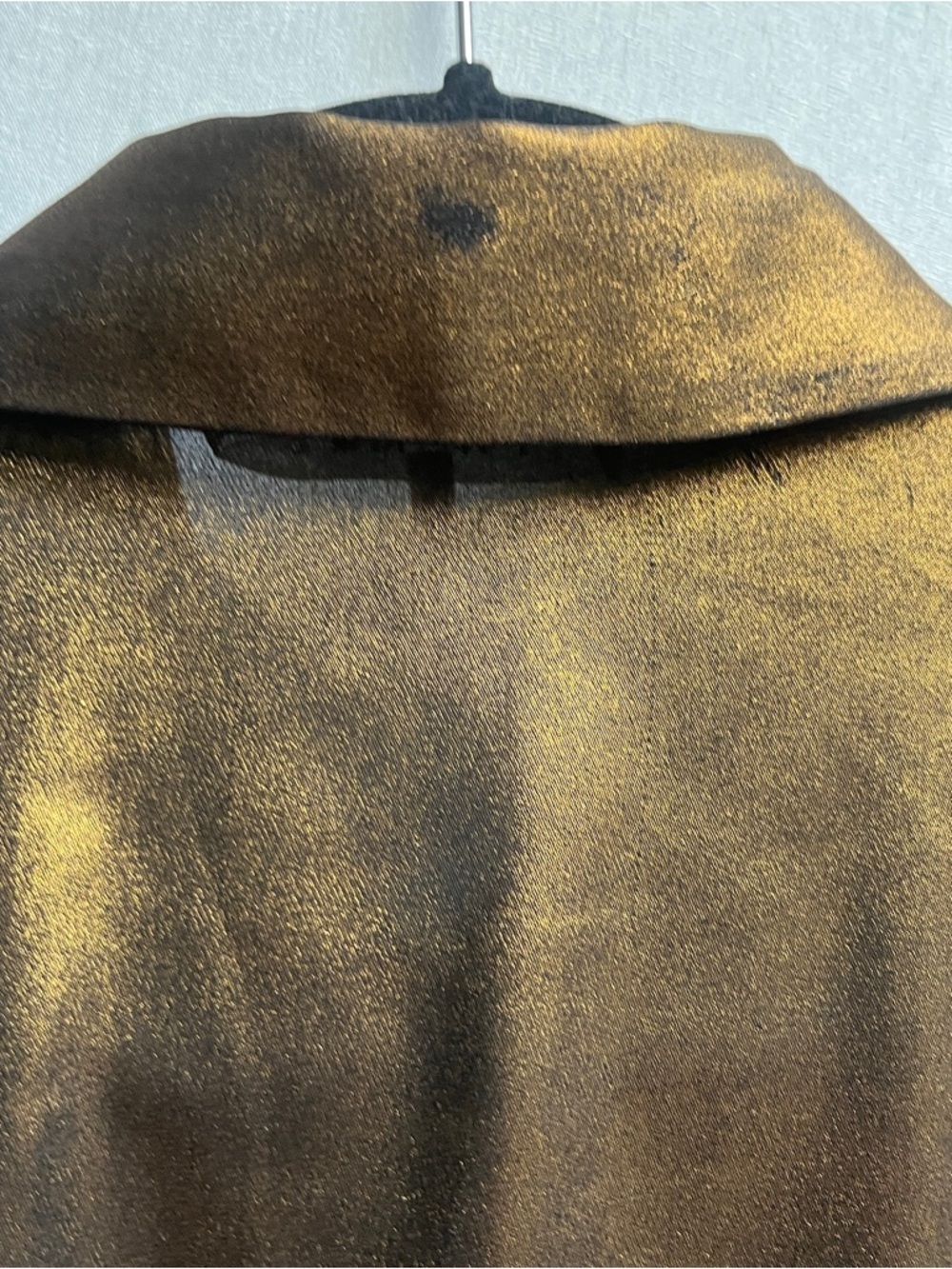 FRAME Metallic Gold Custom Altered Bodysuit Top Small Flawed - Picture 3 of 10
